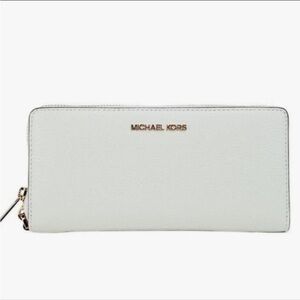 Michael Kors Continental Cream Leather Wallet